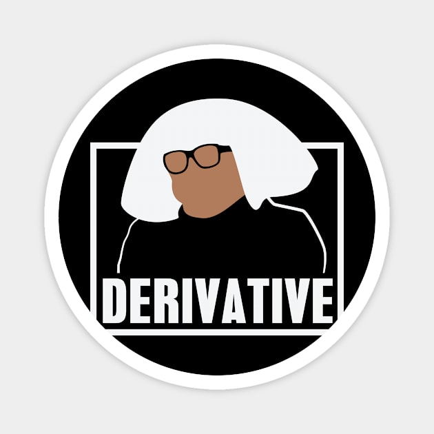 Lets be Frank, modern art is derivative unoriginal BS white Magnet by Daribo